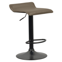 Barová židle, šedohnědá Taupe ekokůže, BAILI