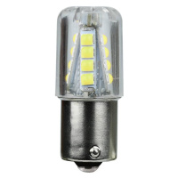 Auto LED žárovka BA15S Filament 2W COB Py21W červená