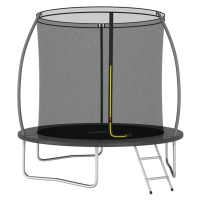 vidaXL Trampolína s příslušenstvím kulatá 244x55 cm 100 kg