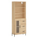 vidaXL Skříň highboard dub sonoma 69,5 x 34 x 180 cm kompozitní dřevo