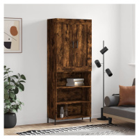 vidaXL Skříň highboard kouřový dub 69,5 x 34 x 180 cm kompozitní dřevo