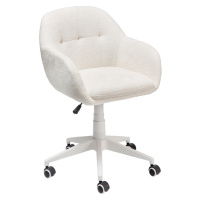 MID.YOU OTOČNÁ ŽIDLE, buklé, bílá