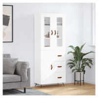 vidaXL Skříň highboard bílá 69,5 x 34 x 180 cm kompozitní dřevo