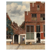 Obrazová reprodukce View of Houses in Delft, known as 'The Little Street', Jan Vermeer, 30 × 40 