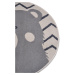 Hanse Home Collection koberce Dětský koberec Adventures 105964 Cream Grey kruh - 100x100 (průměr