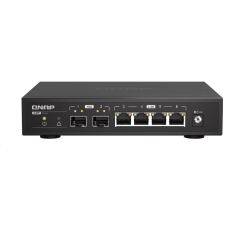 QNAP switch QSW-2104-2S (4x2, 5GbE/2xSFP+/fanless)