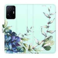 iSaprio flip pouzdro Blue Flowers pro Xiaomi 11T / 11T Pro