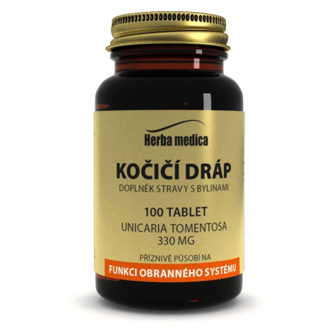 Herbamedica Kočičí dráp Vilcacora 330 mg 100 tablet Herba Medica