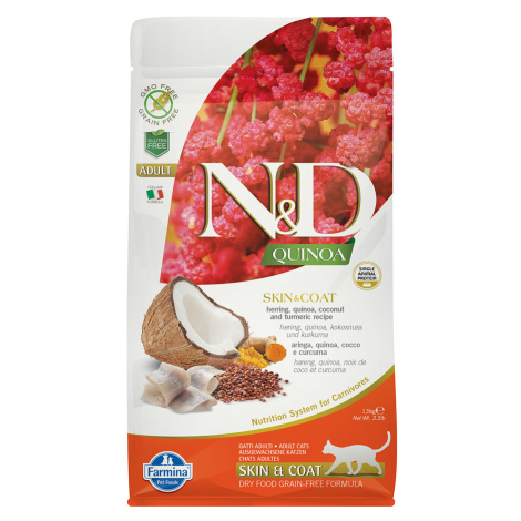N&D Cat Quinoa Skin & Coat Herring 1,5 kg Farmina