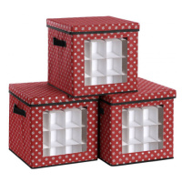 Set úložných boxů na Vánoční koule RFB029R01 (3 ks)