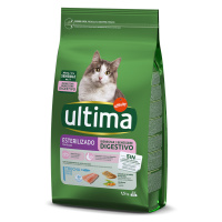 Ultima Cat Sterilized Sensible s pstruhem - 4,5 kg (3 x 1,5 kg)
