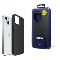 Černé stylové pouzdro na zadní stranu iPhone 15 Plus 3mk Hardy MagFabric Case