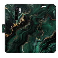 iSaprio Flip pouzdro Emerald 02 pro Xiaomi Redmi Note 8 Pro