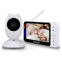 EVOLVEO Baby Monitor N4, HD LCD displej, IR přísvit, uspávací režim