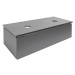 Koupelnová skříňka s žulovou krycí deskou SAT Feel 120x30x46 cm antracit mat SATFEEL120ANTZ