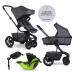 EASYWALKER - Kočárek kombinovaný Harvey? Premium 2v1 Mineral Grey LITE AIR + KIDDY Evoluna i-siz