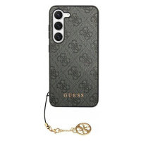 Pouzdro Guess Charms Collection pro Samsung Galaxy S24 Ultra – šedé