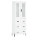 vidaXL Skříň highboard bílá 69,5 x 34 x 180 cm kompozitní dřevo