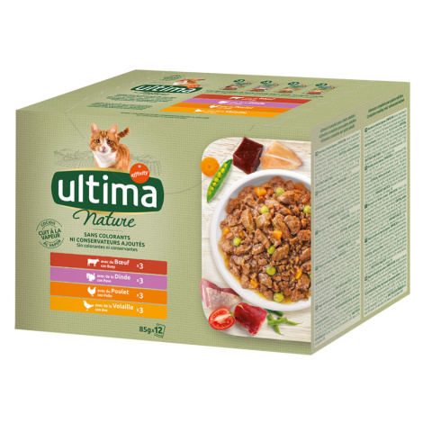Ultima Nature - 48 x 85 g variace masa (hovězí, krůtí, kuřecí, drůbeží) Affinity Ultima