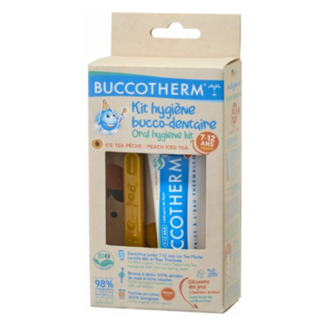 BUCCOTHERM BIO dárková sada pro děti 7-12 let, (ledový čaj) 50ml