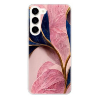 iSaprio Pink Blue Leaves pro Samsung Galaxy S23+ 5G