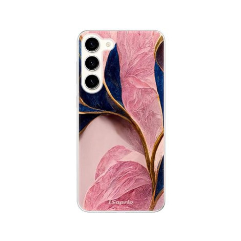 iSaprio Pink Blue Leaves pro Samsung Galaxy S23+ 5G