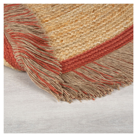 Kusový koberec Kahana Terracotta kruh Kruh Ø 180 cm Flair Rugs