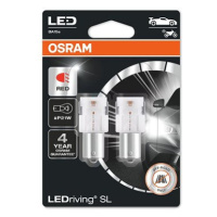 OSRAM LEDriving SL P21W Červená 12V dva kusy v balení