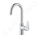 Grohe 24201001 - Umyvadlová baterie s otočným výtokem a výpustí, chrom