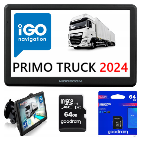 Gps Navigace 7 Palců Pro Tir Truck modecom> Sx 7.2 Igo Primo Truck 2024