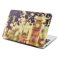 Sablio Samolepka na notebook Londýn Big Ben Flowers - 38x26 cm