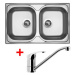 Sinks Classic 800 Duo V + Pronto