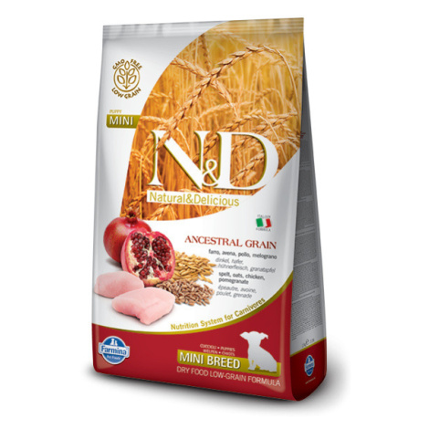 N&D Ancestral Grain Dog Puppy Mini Chicken & Pomegrate 7kg