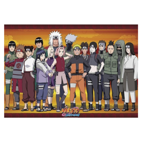 Plakát, Obraz - Naruto Shippuden - Konoha Ninjas, (91.5 x 61 cm) ABY STYLE