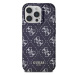 Guess IML Denim Effect MagSafe Zadní Kryt pro iPhone 16 Pro Max Dark Blue