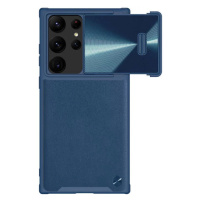 Kryt Nillkin CamShield Leather case for Samsung Galaxy S23 Ultra, blue (6902048258228)