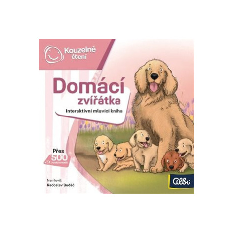 Kouzelné čtení - Domácí zvířátka minikniha Albi