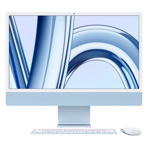 Apple iMac 24" M3 (2023) 10GPU/8GB/512GB modrý