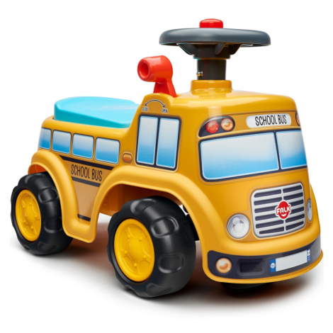 FALK Car Odrážedlo Školní autobus žlutý s klaksonem od 1 roku věku auto