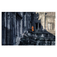 Fotografie The young monk, Gloria Salgado Gispert, 40 × 26.7 cm