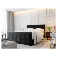 Čalouněná postel HOBIT 180x200 cm, černá