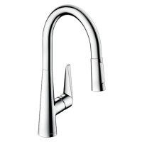 Dřezová baterie Hansgrohe Talis M51 s vytahovací sprškou, 2 proudy chrom 72813000