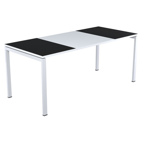Paperflow Psací stůl easyDesk®, šířka 1800 mm, černá