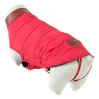 Obleček prošívaná bunda pro psy London červená 45cm