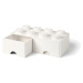 LEGO® úložný box 8 s šuplíky - bílá