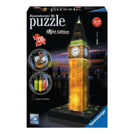 Puzzle Big Ben Noční Edice 3D MPK Toys