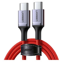 UGREEN USB-C 2.0/USB-C 2.0 kabel, 1m, červená