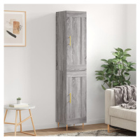 vidaXL Skříň highboard šedá sonoma 34,5 x 34 x 180 cm kompozitní dřevo