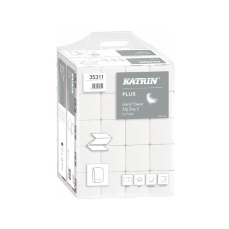 Z-Z ručníky Katrin 2 vrstvé - bílé ( 200 ks x 20 bal )