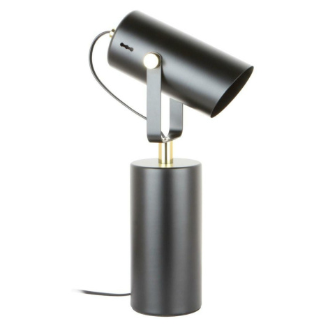 ZUMALINE A2058-MBK RESI stolní pracovní lampa matná černá/zlatá